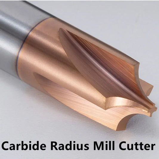 Tungsten Carbide Radius Corner Rounding Cutter End Mill CNC Tool R0.5 R1 R2 R3 R6 Chamfering Outside Radii Quarter Circle Router