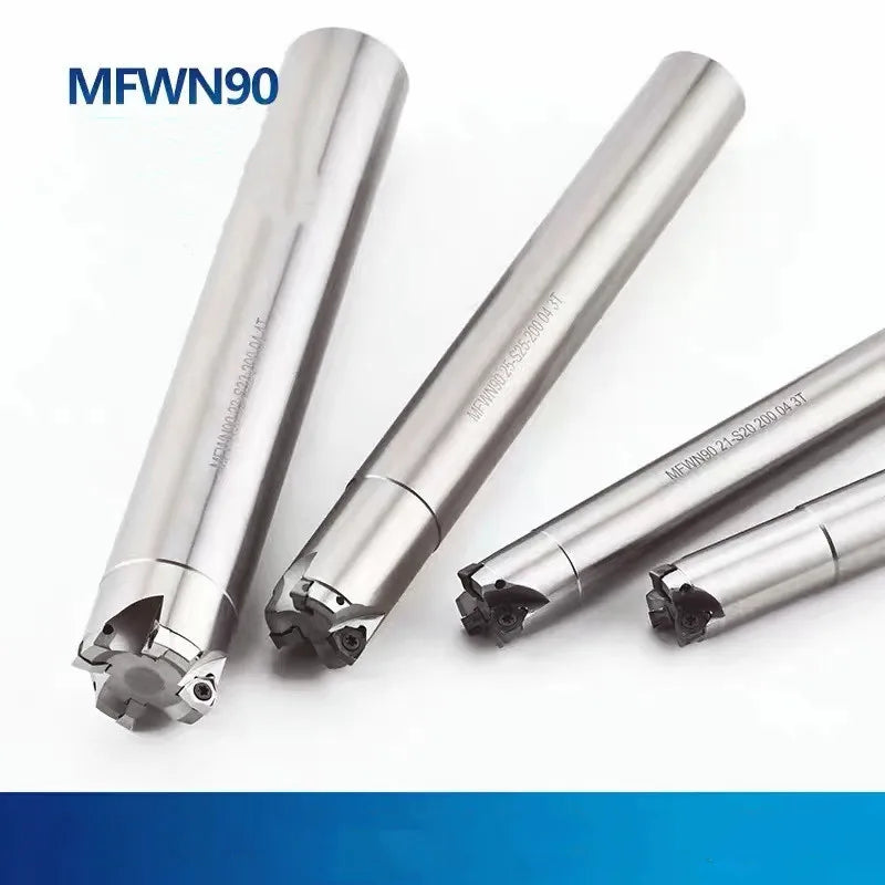 MFWN C15 C16 C19 C20 C24 C25 2T 3T 4T double-sided 90-degree fast feed milling cutter CNC tool holder cutter WNMU040304 tool