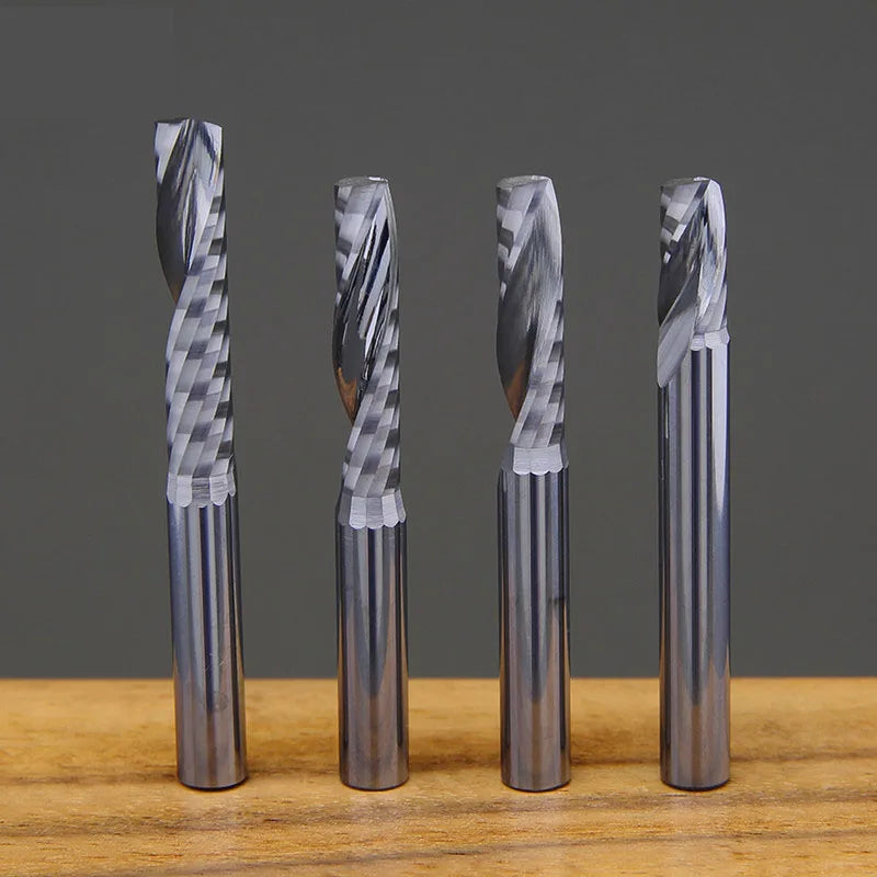 5A carbide single flute inch end mill for woodworking tools aluminum cutting tool cnc milling cutter Wood milling cutter