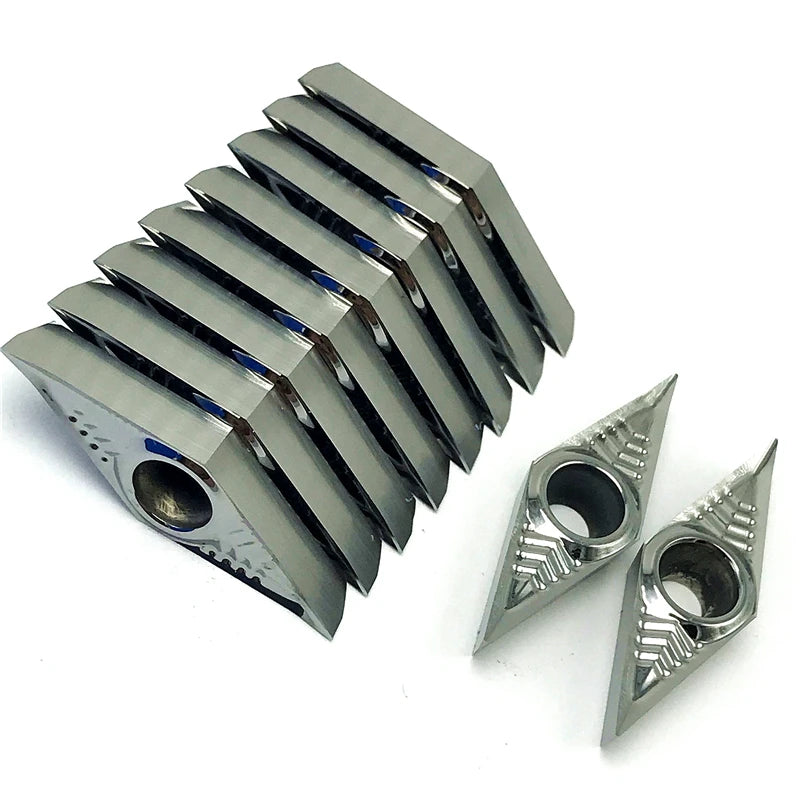 VCGT160402 VCGT160404 VCGT160408-AK H01 Internal Turning Tool Aluminum Inserts CNC Turning Insert Cutting Copper Aluminum Wood