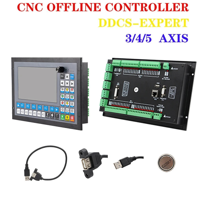 Free Shipping ！DDCS Expert Standalone CNC Motion Controller Offline Controller Support 3/4/5 Axis Replace DDCSV3.1 DDCSV4.1