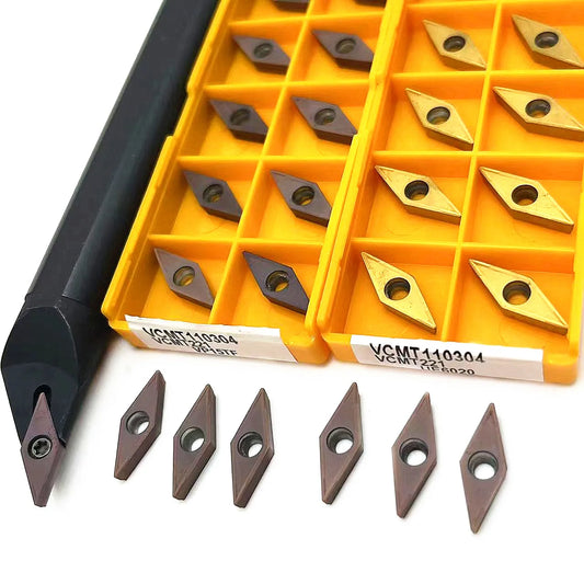 S10K S12M S16Q SVJCR11 for  VCMT110304 VP15TF Lathe Cutter Internal Turning Tool Holder carbide inserts VCMT110304 CNC tools