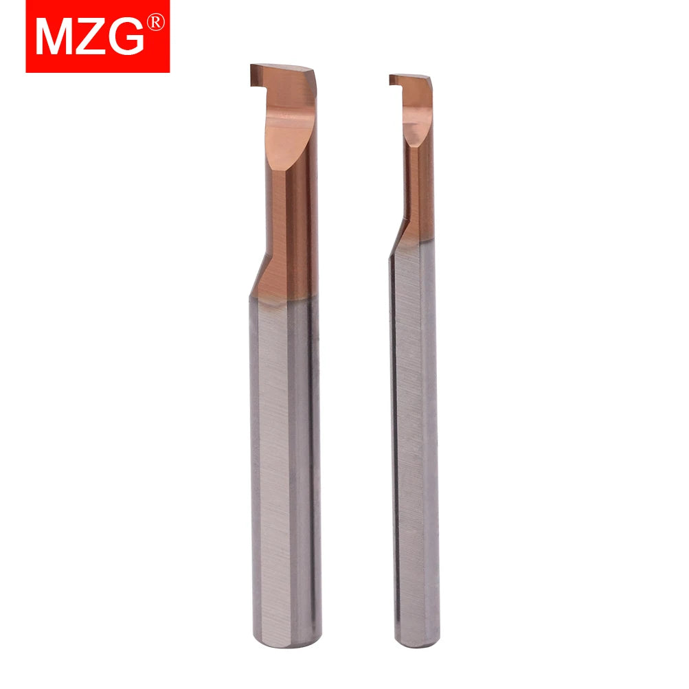 MZG 1pcs MGR Small Diameter Internal Hole Tungsten Steel Alloy Tilt Angle Design Chip Removal Grooving Tool