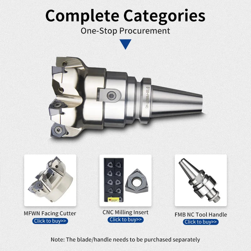 MFWN90 Heavy Cutting Milling Cutter Head MFWN90063R Indexable End Mill Fast Feed Face End Mill WNMU0806 Milling Insert CNC Lathe