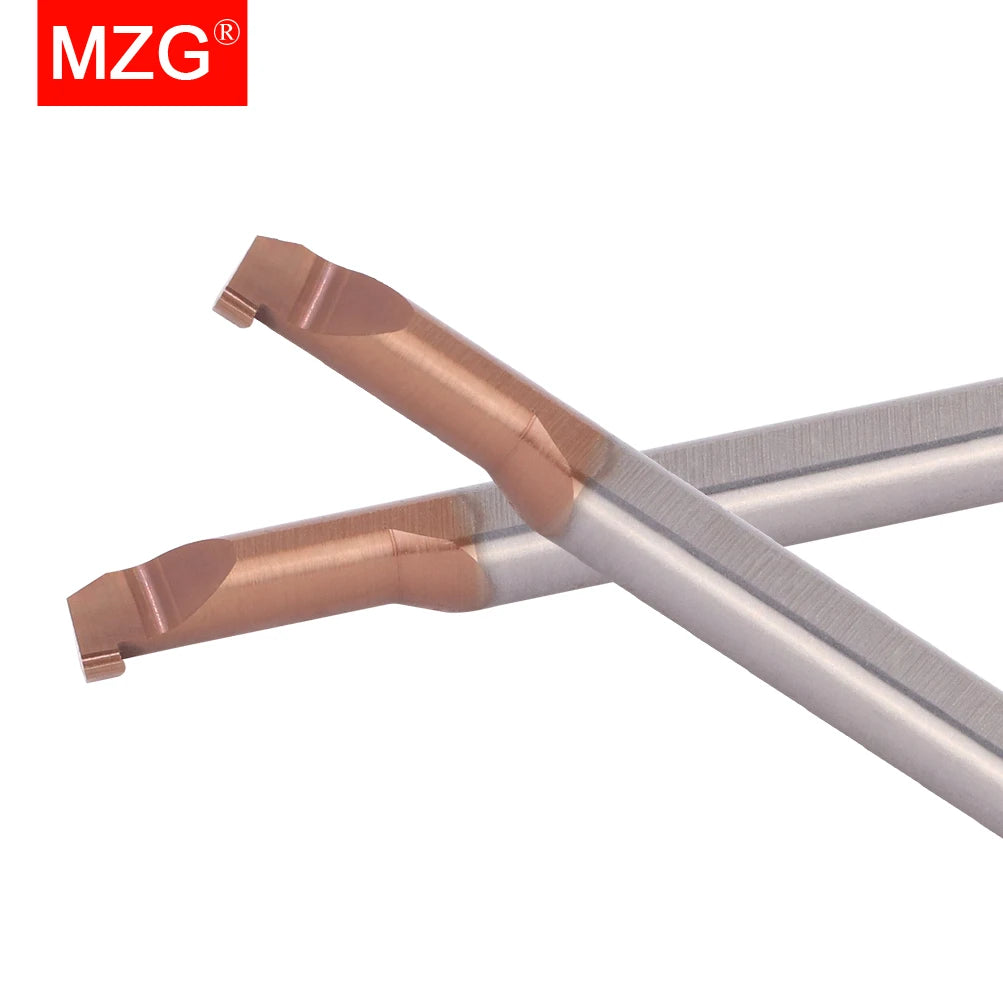 MZG 1pcs MGR Small Diameter Internal Hole Tungsten Steel Alloy Tilt Angle Design Chip Removal Grooving Tool