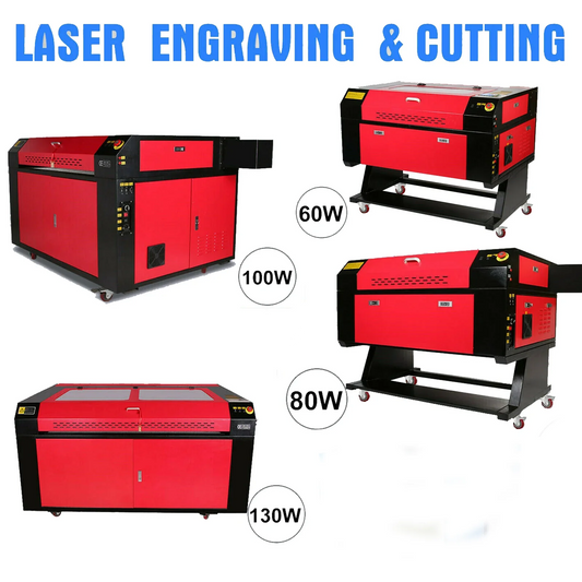 VEVOR Laser Engraver 60W 80W 100W 130W Ruida CO2 Laser Engraver Tube Lightburn Woodworking Tools CNC Cutter For Wood Acrylic